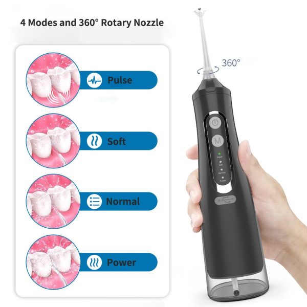 Newest Portable Oral Irrigator USB Charging Electric Water Jet Flosser For Discount