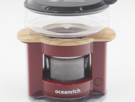 Oceanrich 便携式迷你智能自動旋轉手沖咖啡機（紅色 木紋） Online